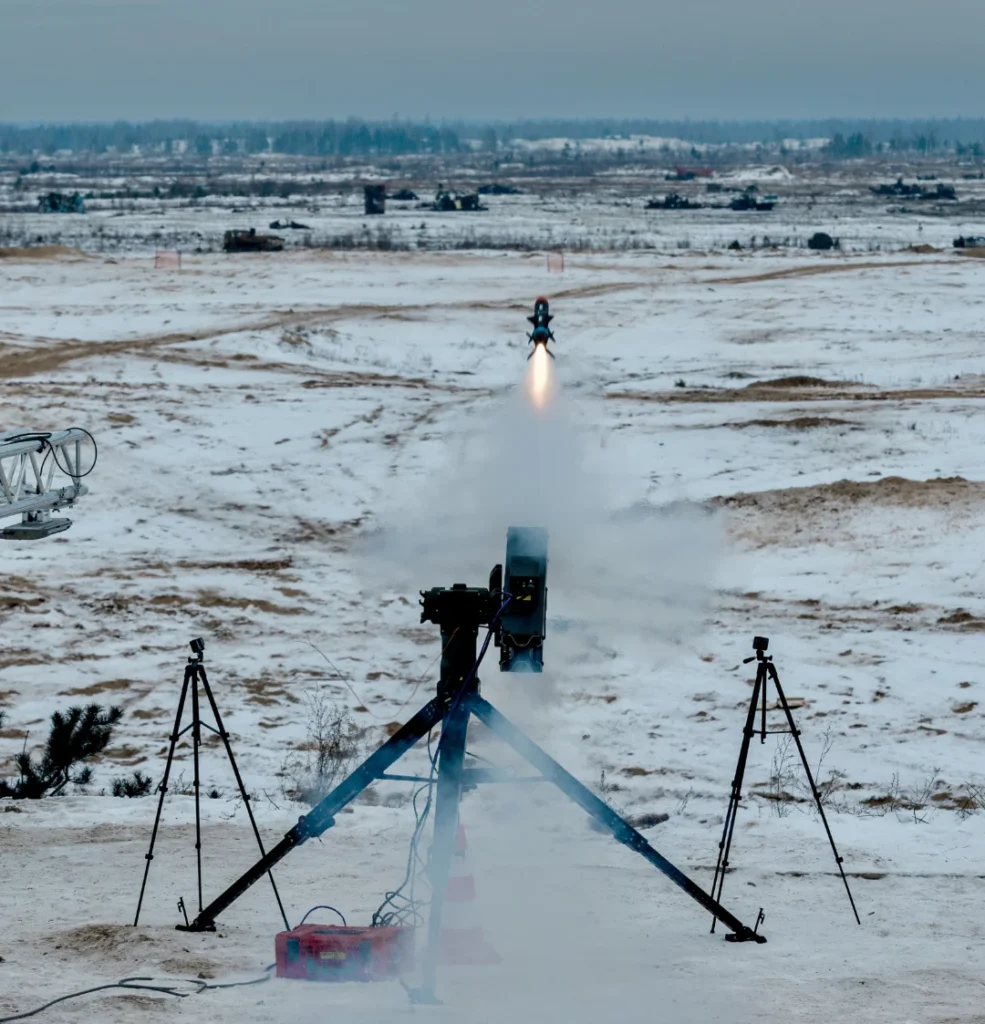 Frankenburg Mark I missile system during live-fire test on Feb 11, 2026